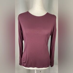Harmony & Balance‎ Women's Mauve Long Sleeve Yoga Top